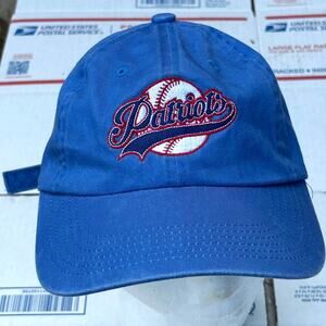 Blue & Red Patriots Men's Hat